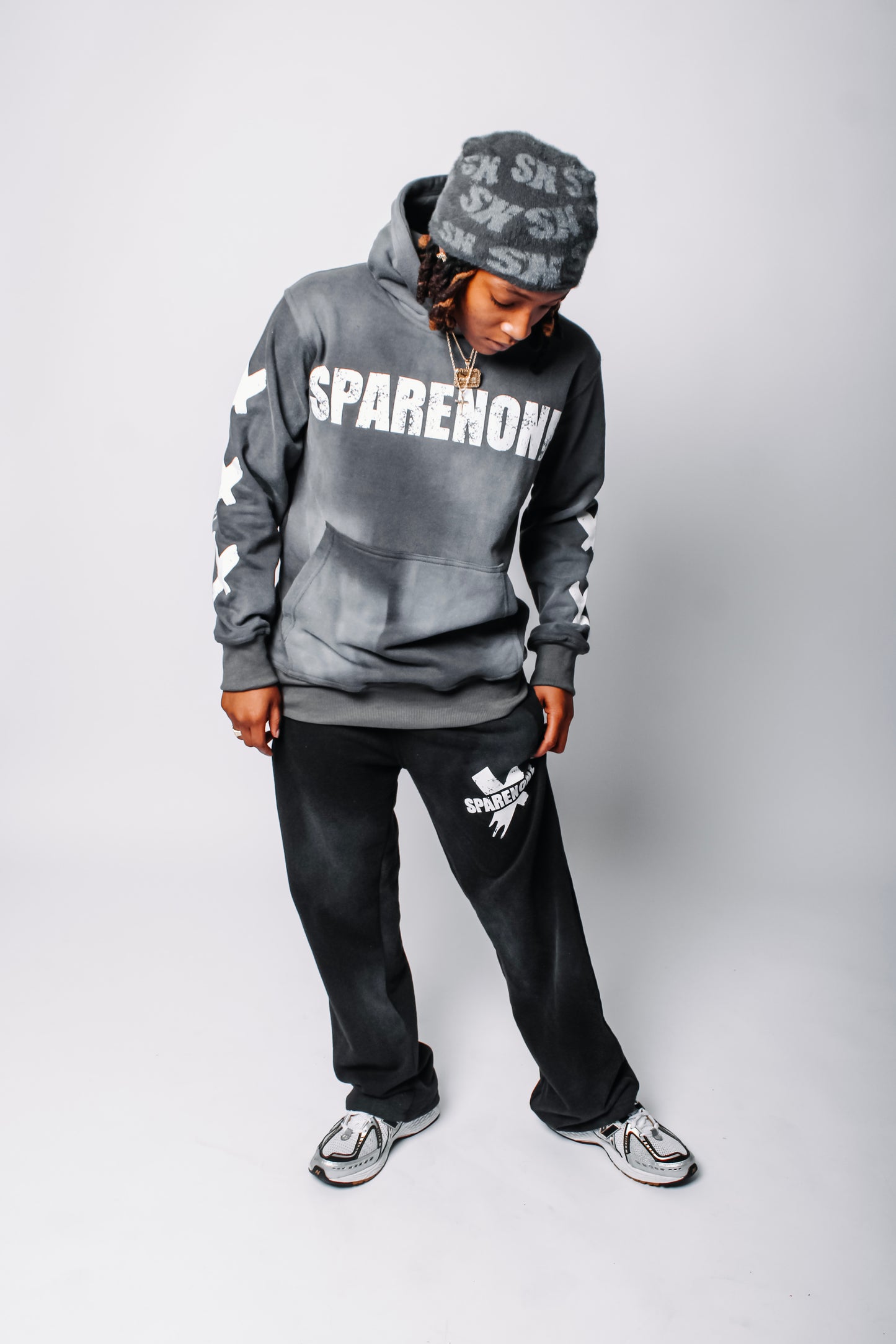 Gray SpareNone Hoodie