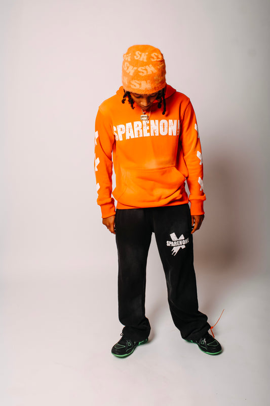 Orange SpareNone Hoodie