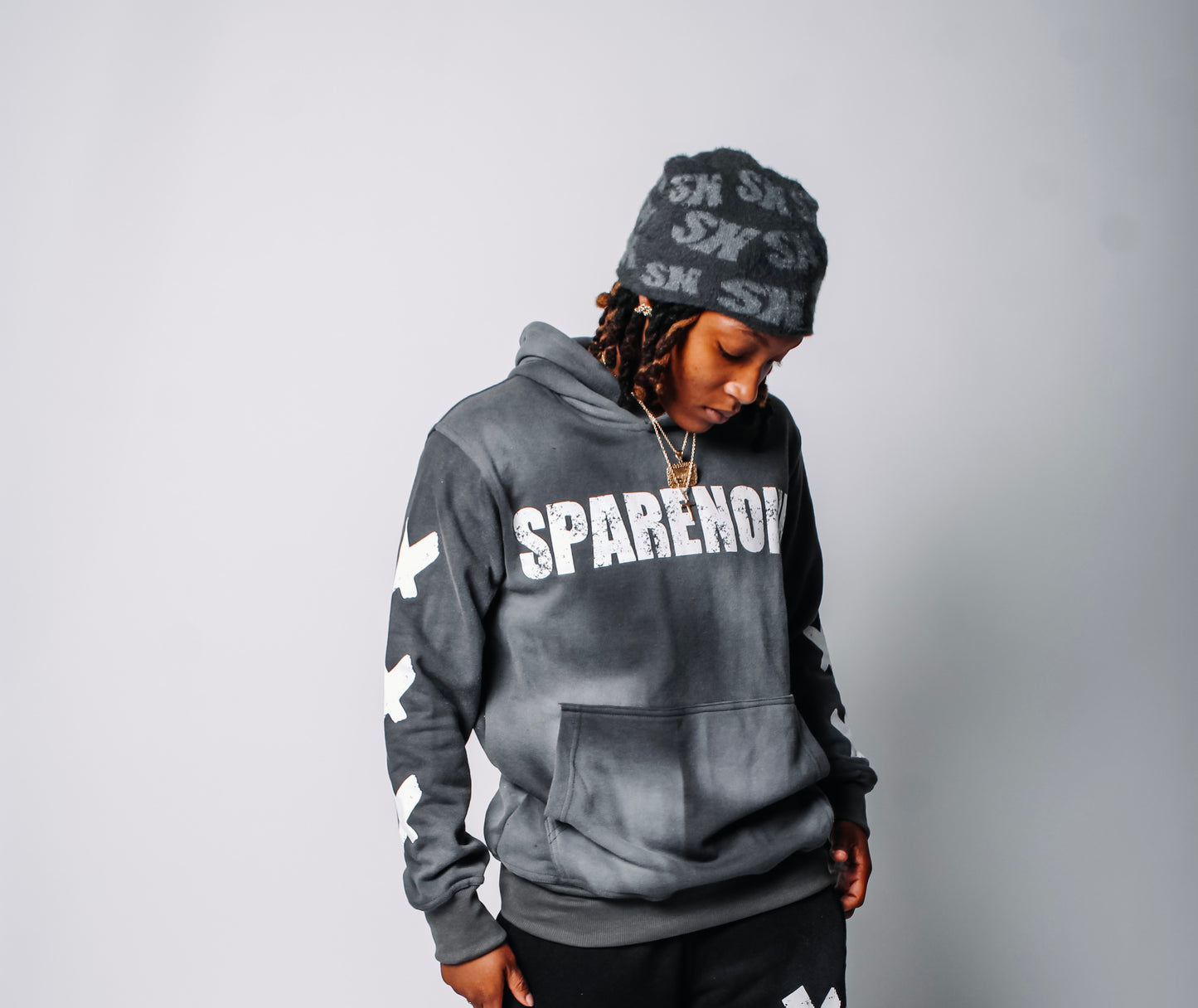 Gray SpareNone Hoodie